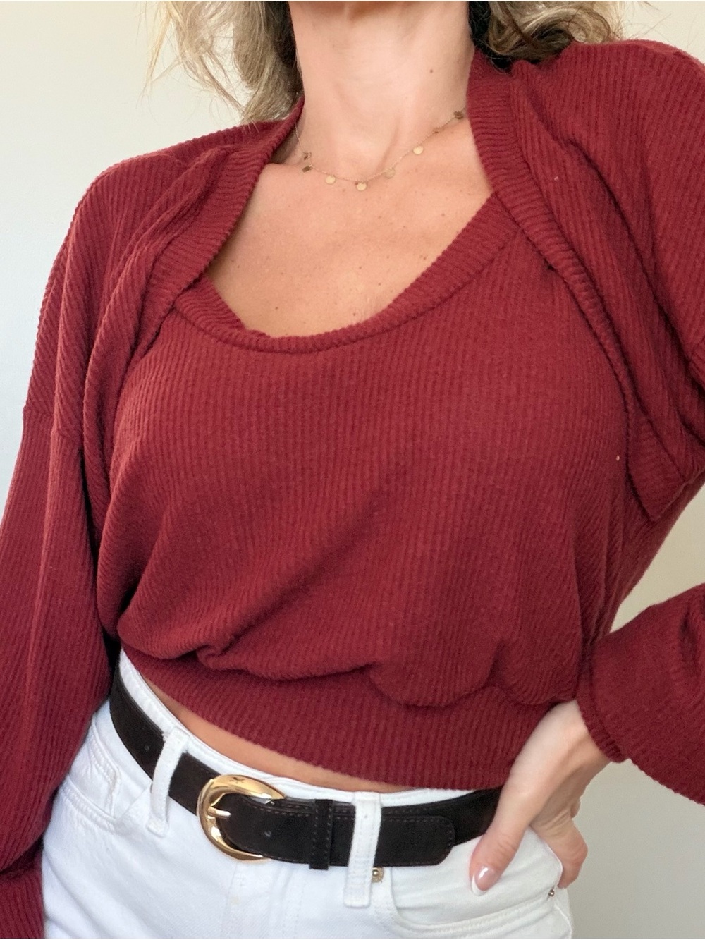 New Project Social T Two's a Charm Cozy Rib Twofer